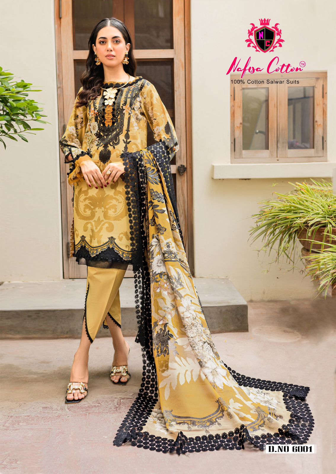 Andaaz Vol 6 By Nafisa Cotton Pakistani Dress Material Suppliers In India
